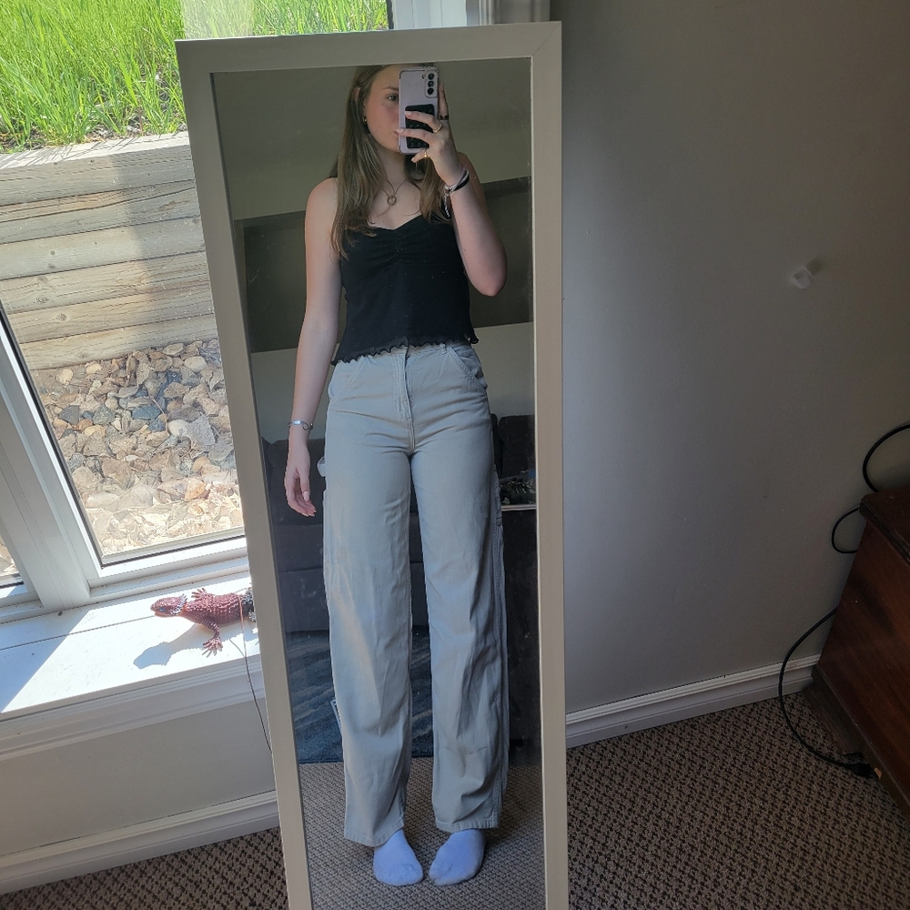 Garage Tan cargo pants